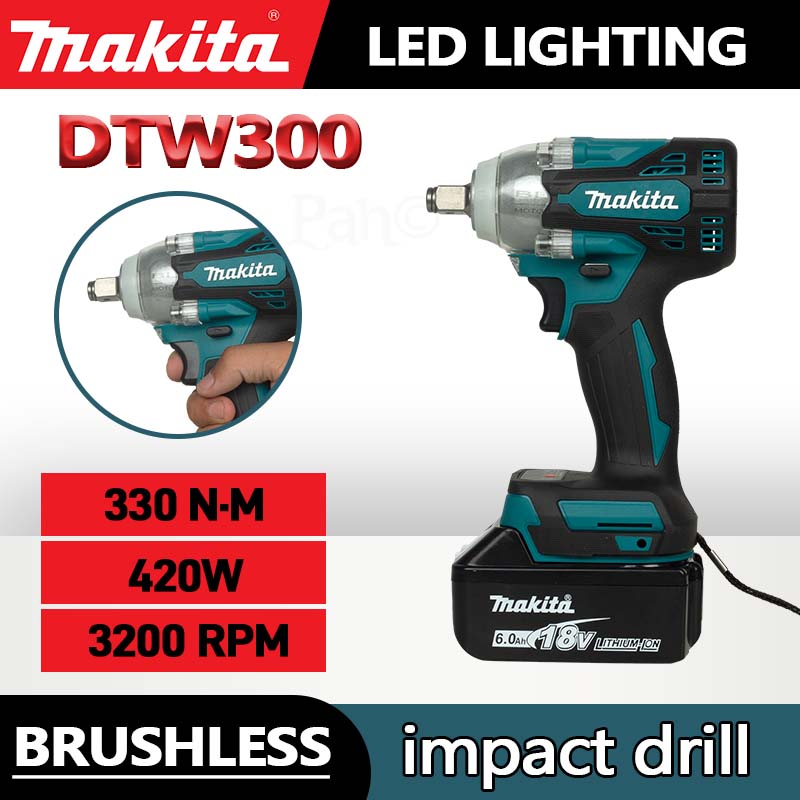 Makita Drill Dtw300 - MAKITA DTW300Z Brushless lithium battery impact