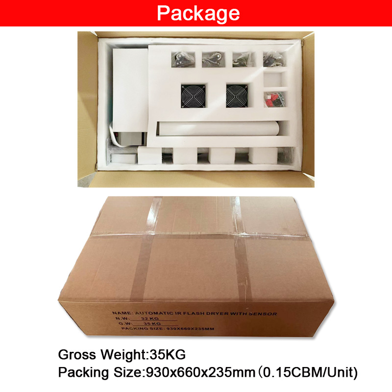 Automatic IR Flash Dryer for T - Flash Dryer Screen Print 评论和价格