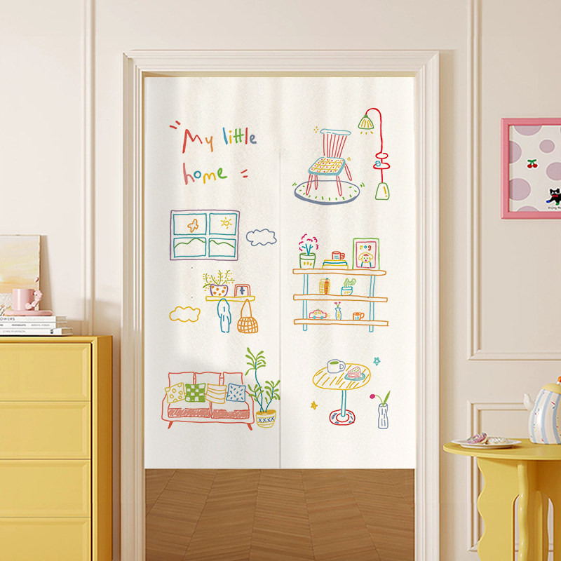 VIKAMA Color Hand Drawn Noren  - Commercial Printing Rates 评论和价格