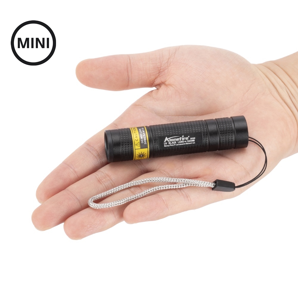 Mini 365nm UV Flashlight Black - Uv Led Lamp Printer 评论和价格