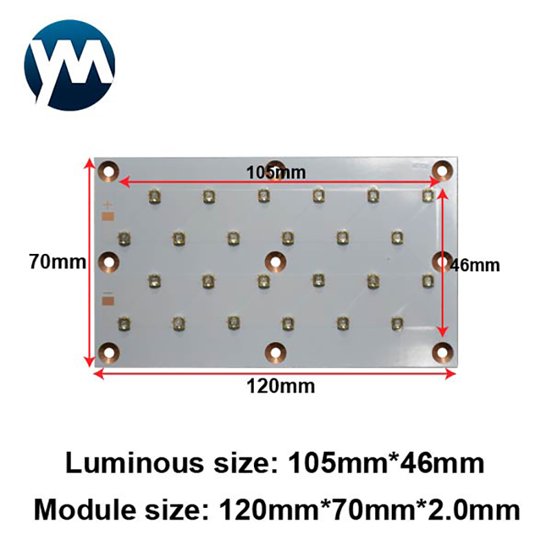 70W 72W UV LED Module 3535 UV  - Uv Led Lamp Printer 评论和价格
