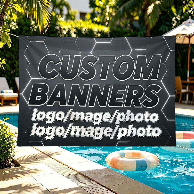 Custom Banner Flags Suitable F - Commercial Printing Photoshop 评论和价格