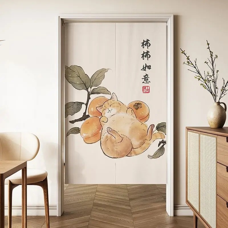 VIKAMA Minimal Line Cat Noren  - Commercial Printing Rates 评论和价格