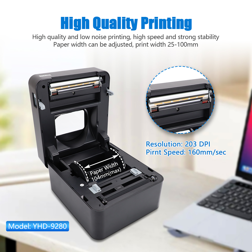 YHDAA 4 Inch Thermal Shipping  - Commercial Printing Options 评论和价格