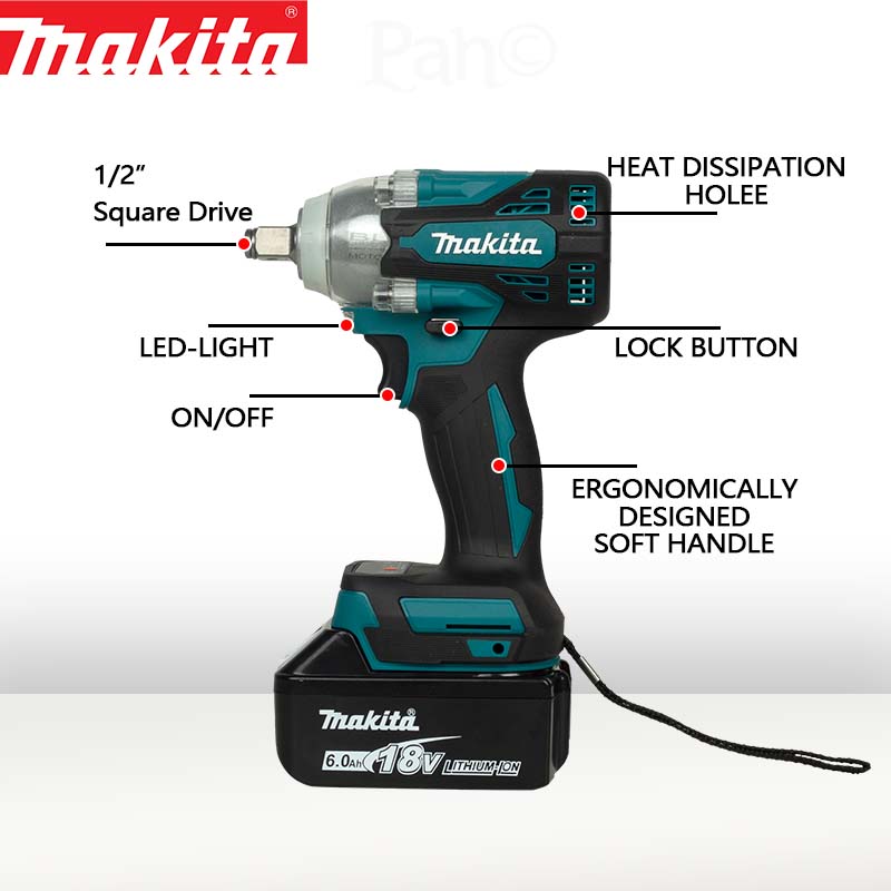 MAKITA DTW300Z Brushless lithi - Makita Drill Dtw300 评论和价格